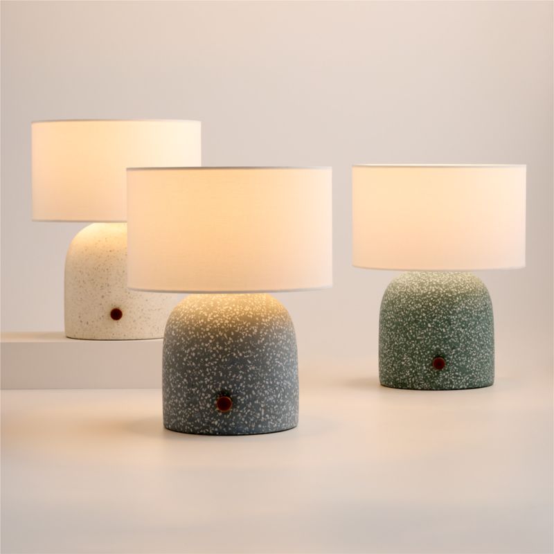 White Terrazzo Kids Table lamp - image 1 of 6