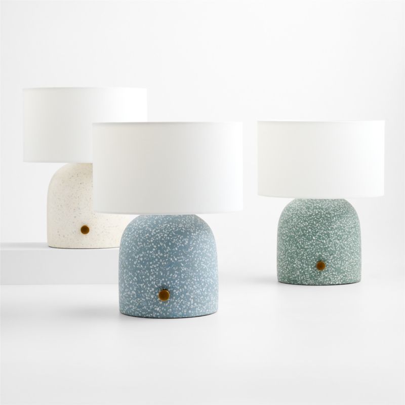 White Terrazzo Kids Table lamp - image 2 of 6