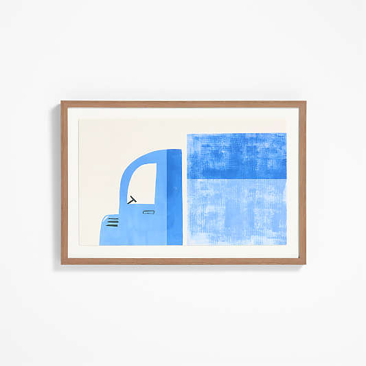 Truck Large Framed Wall Art Print