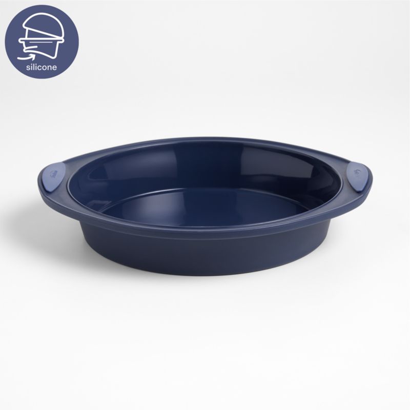 Trudeau 9" Round Silicone Cake Pan - image 0 of 3