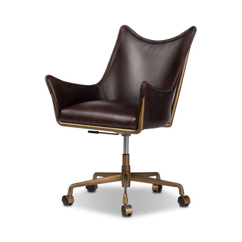 Truman Leather Office Chair - image 4 of 7