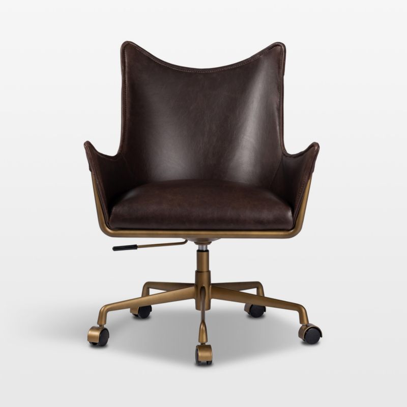Truman Leather Office Chair - image 2 of 7
