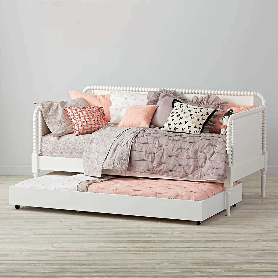 Jenny Lind White Wood Spindle Kids Daybed Frame Reviews Crate