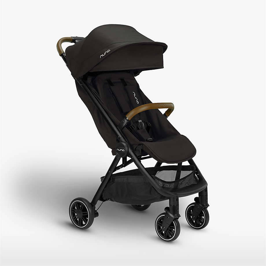 Nuna trvl Black Compact Lightweight Travel Baby Stroller Crate & Kids