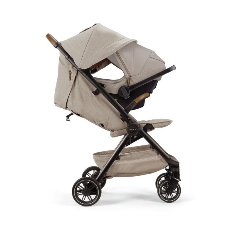 Nuna ® TRVL ™ Hazelwood Light Brown Compact Travel Baby Stroller