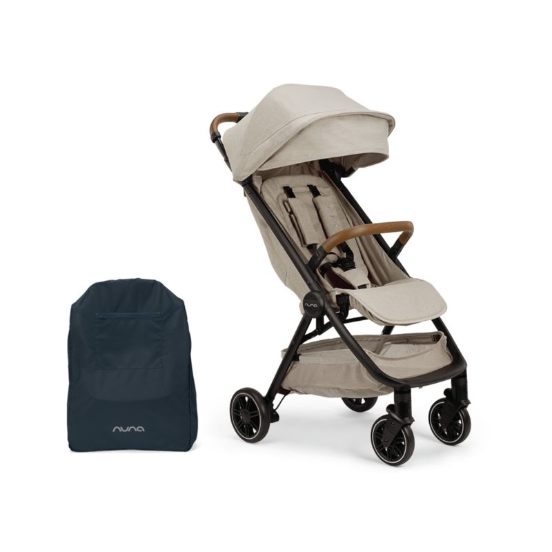 Nuna ® TRVL ™ Hazelwood Light Brown Compact Travel Baby Stroller