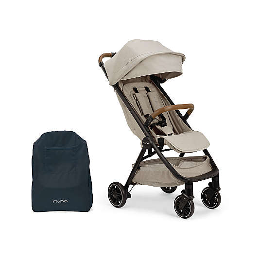 Nuna ® TRVL ™ Hazelwood Light Brown Compact Travel Baby Stroller