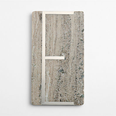 View Tuscan Kitchen Marble "E" Monogram Serving Board details