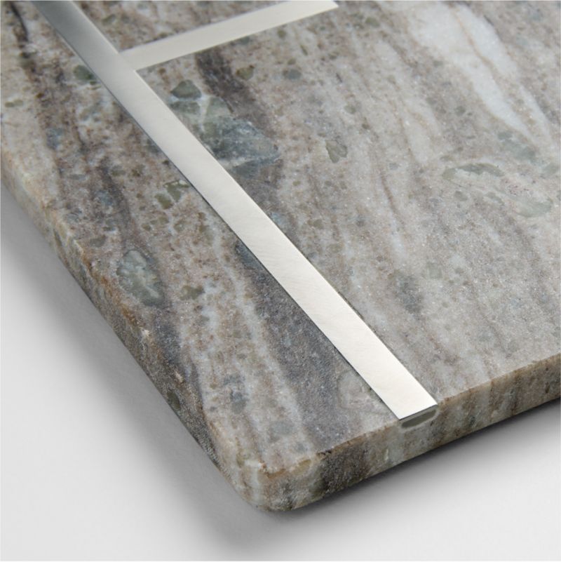 Tuscan Kitchen Marble "F" Monogram Serving Board - image 2 of 3