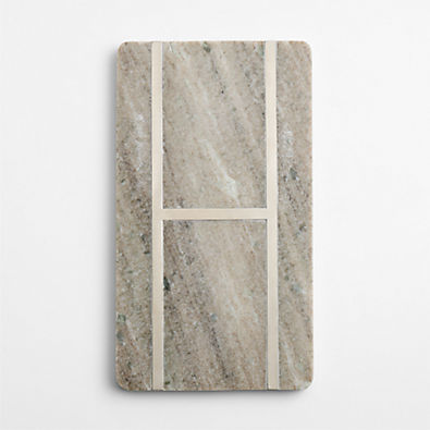 View Tuscan Kitchen Marble "H" Monogram Serving Board details