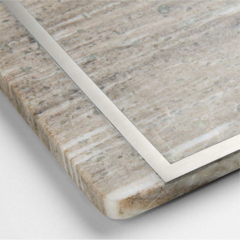 Tuscan Kitchen Marble "L" Monogram Serving Board - image 2 of 3