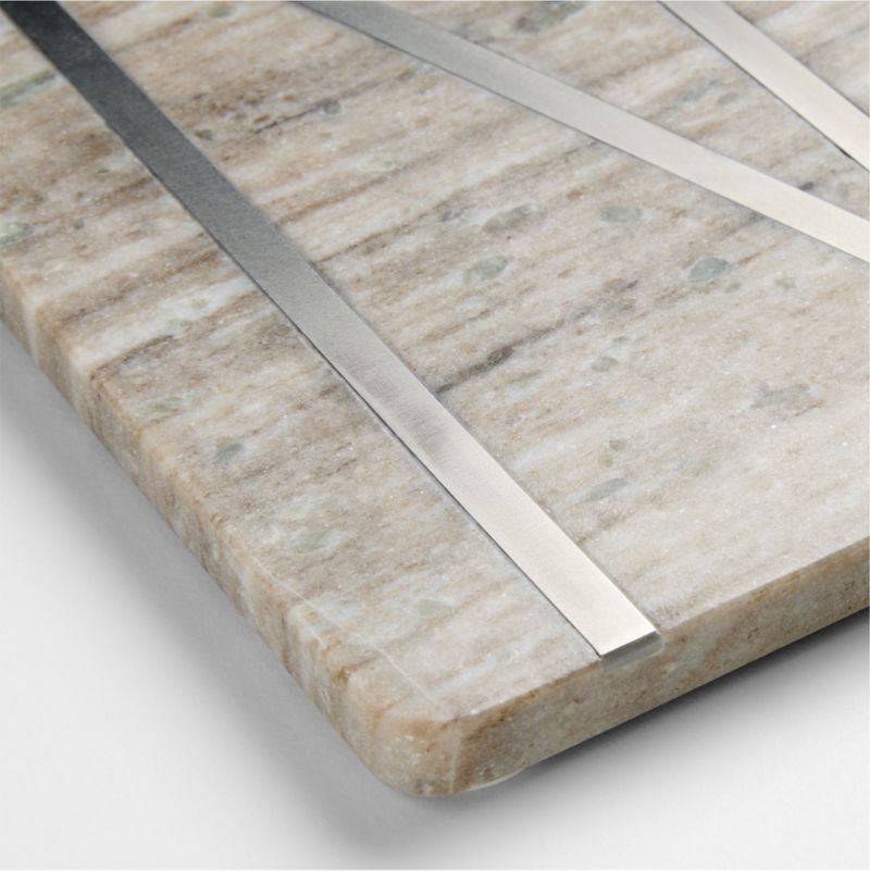 Tuscan Kitchen Marble "N" Monogram Serving Board - image 2 of 3