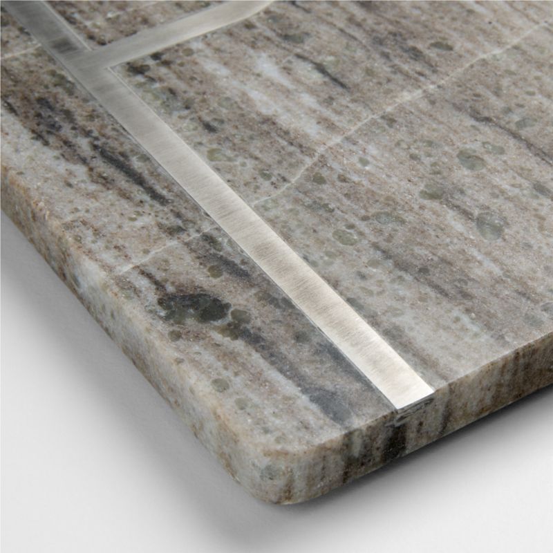 Tuscan Kitchen Marble "P" Monogram Serving Board - image 2 of 3