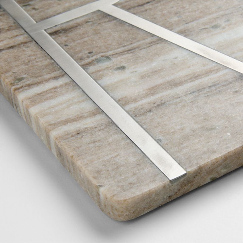 Tuscan Kitchen Marble "R" Monogram Serving Board - image 2 of 3