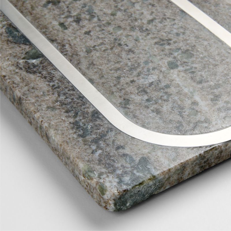 Tuscan Kitchen Marble "U" Monogram Serving Board - image 2 of 3