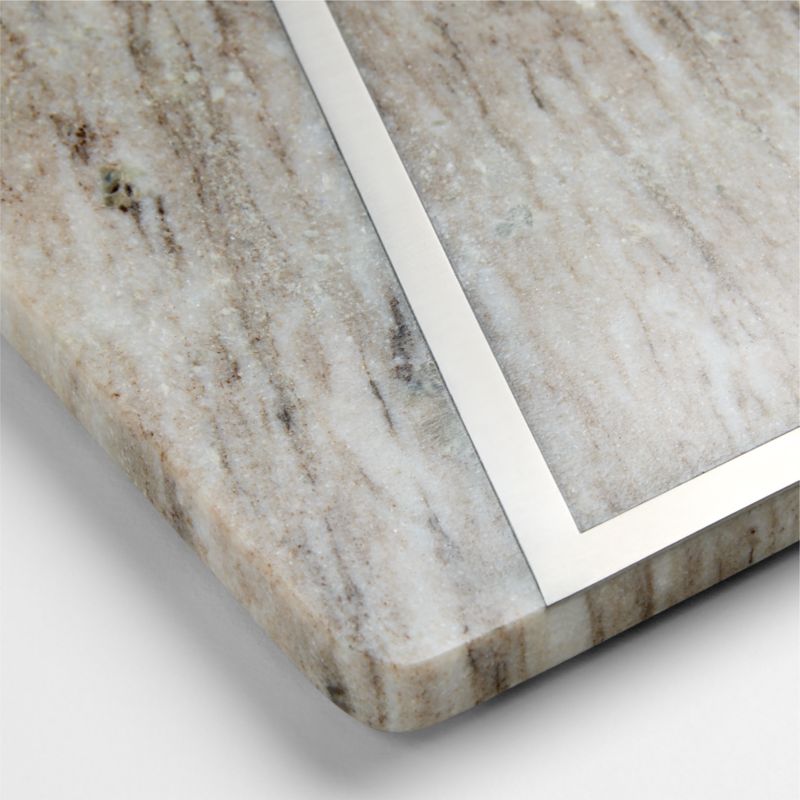 Tuscan Kitchen Marble "Z" Monogram Serving Board - image 2 of 3
