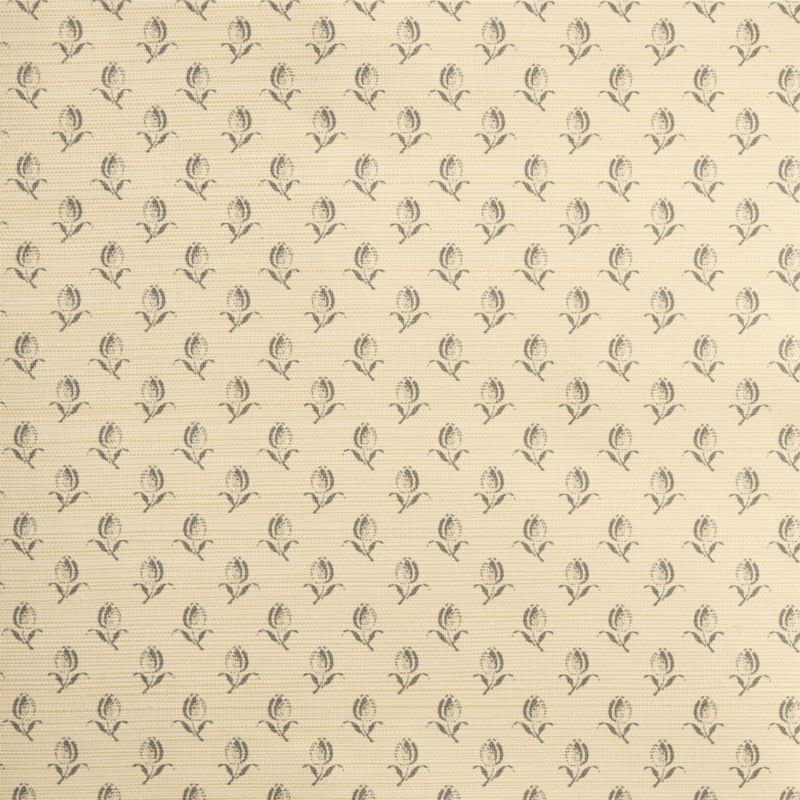 Tuscany Burnt Green Petite Tulip Wallpaper - image 1 of 2