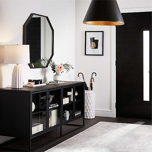 Casement Black Large Sideboard