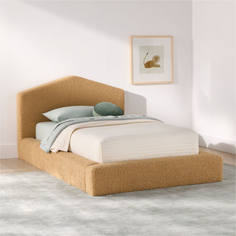 Tucker Brown Sherpa Kids Twin Bed by Jeremiah Brent - image 3 of 11