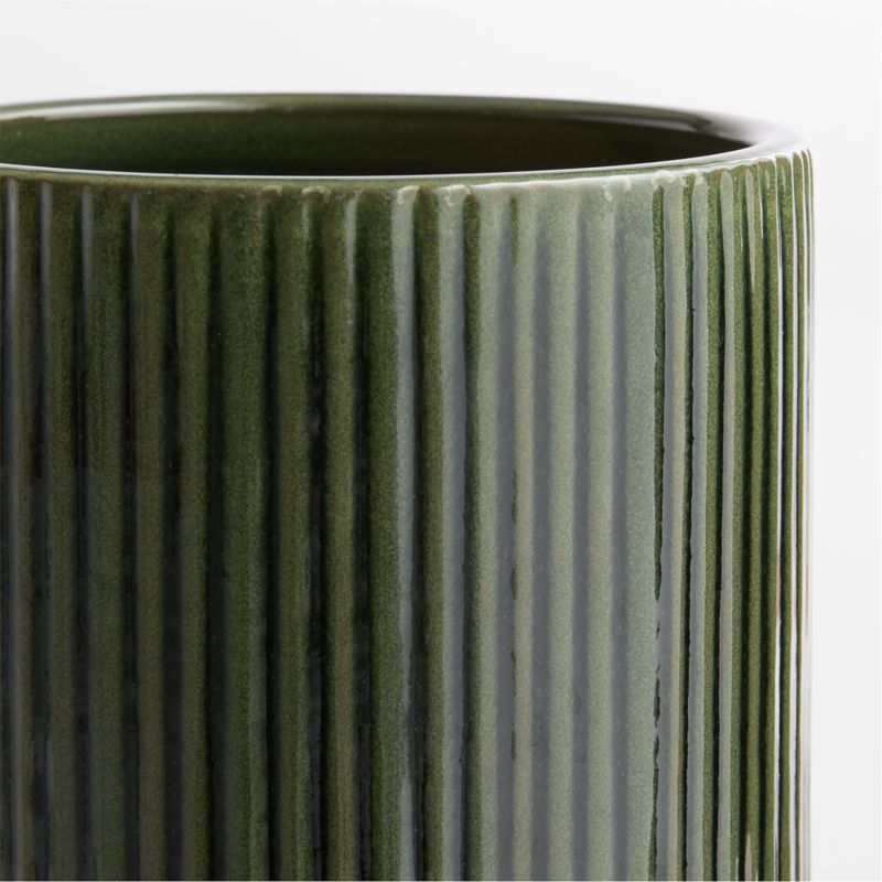 Tulu 6.25" x 6.50" Green Indoor/Outdoor Ceramic Planter - image 2 of 5