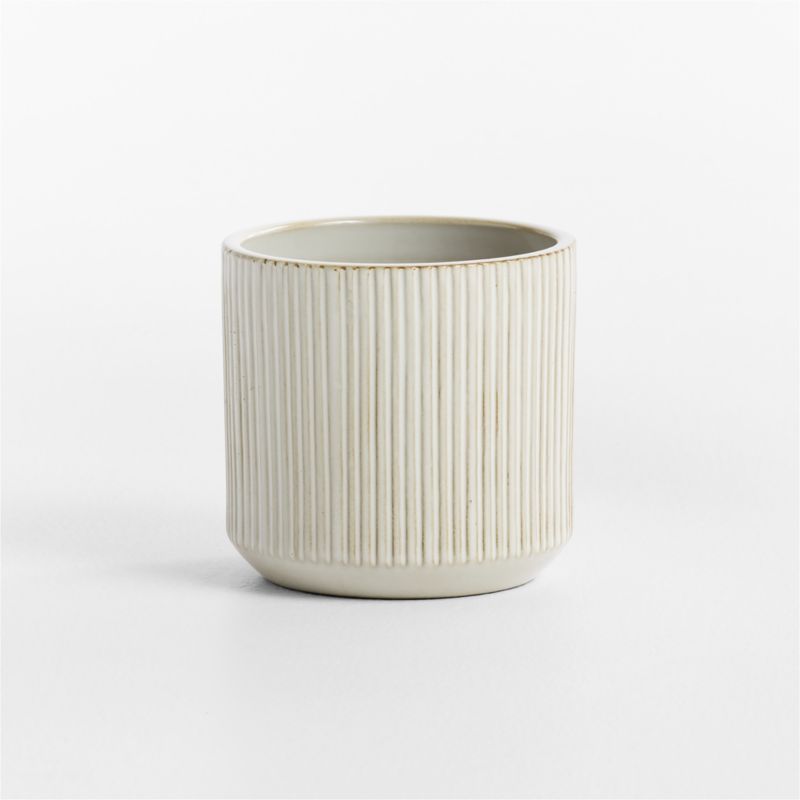 Tulu 6.25" x 6.50" White Indoor/Outdoor Ceramic Planter - image 3 of 6