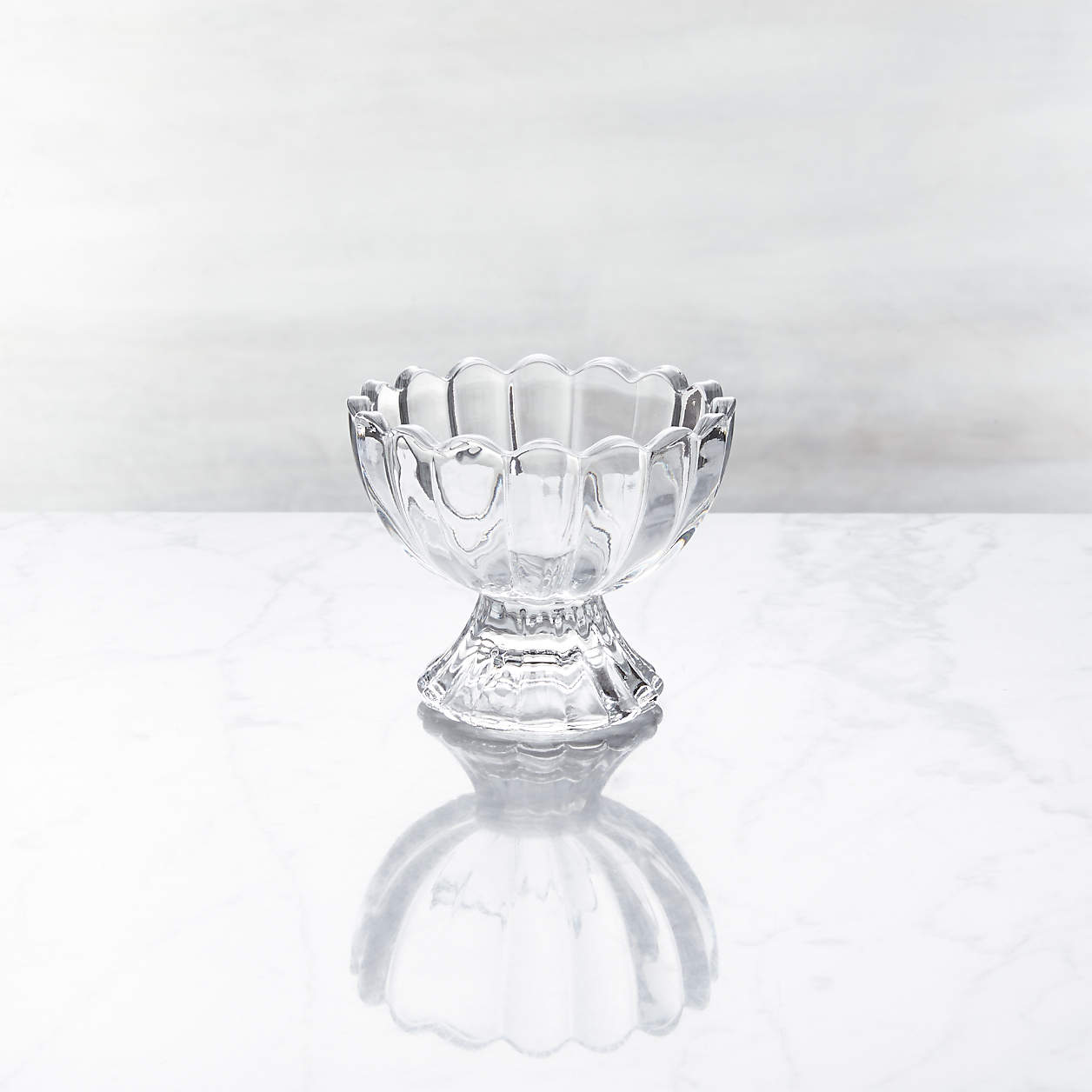 Tulip Ice Cream Dish + Reviews Crate & Barrel