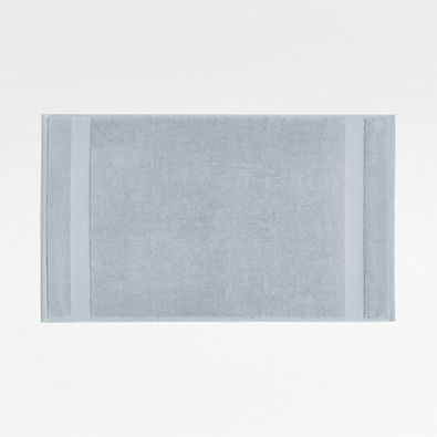 View Turkish Organic Cotton Mist Blue Bath Mat details