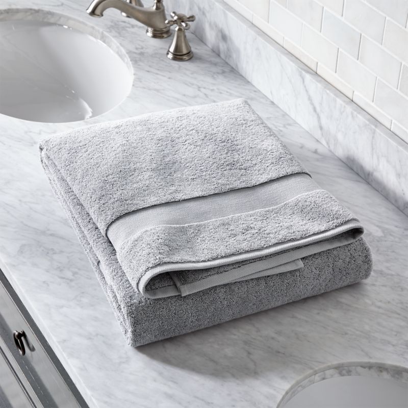 Organic Cotton Turkish Bath Mat Grey + Reviews