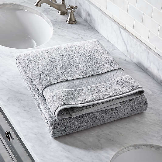 Organic Turkish Cotton Grey Bath Sheet