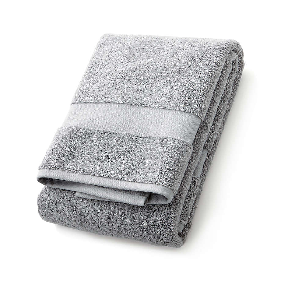 Organic 800-Gram Grey Turkish Bath Towels