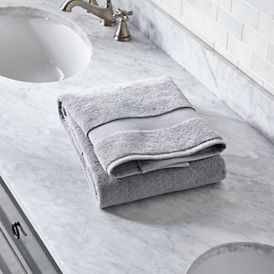 View Organic Turkish Cotton Grey Bath Towel details