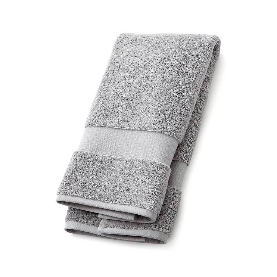 Organic Cedros Grey Hammam Hand Towel + Reviews