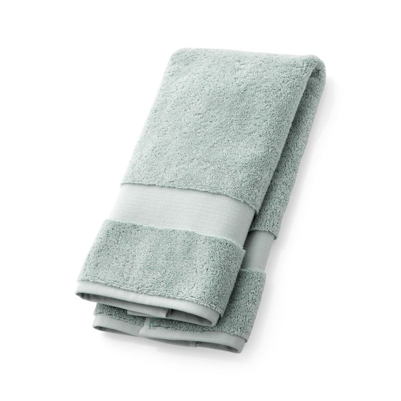 Organic Turkish Cotton Spa Blue Hand Towel - image 6 of 8