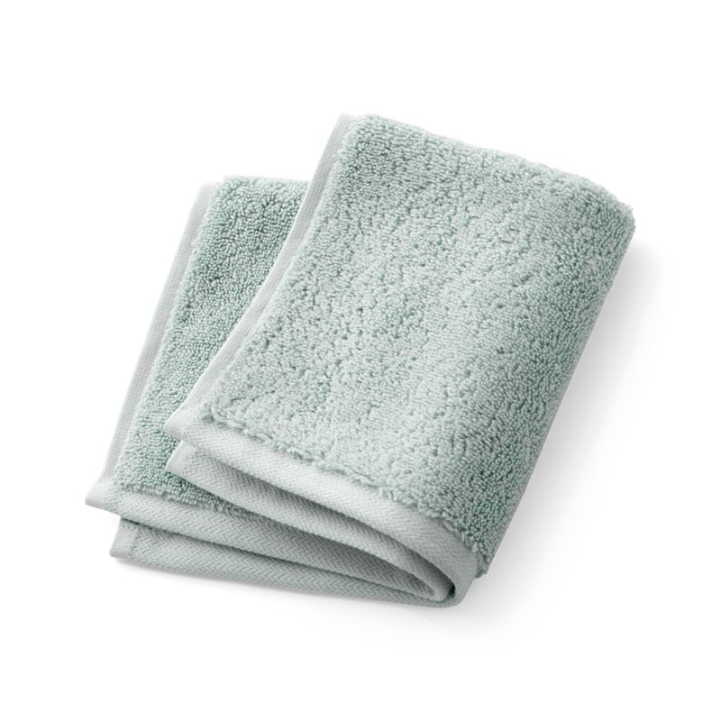 Organic Turkish Cotton Spa Blue Washcloth - image 6 of 8