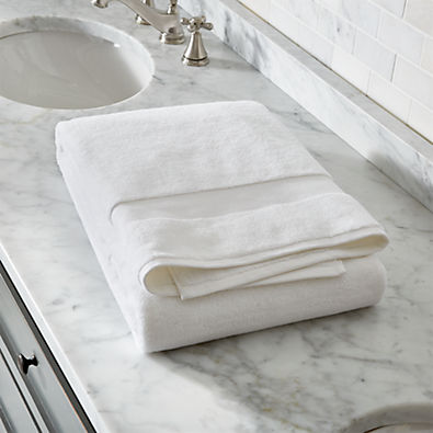 View Classic Organic Turkish Cotton White Bath Sheet details