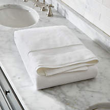 Organic Turkish Cotton Ivory Bath Sheet| Crate & Barrel