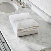 Dorm Turkish Organic Cotton Crisp White Washcloth