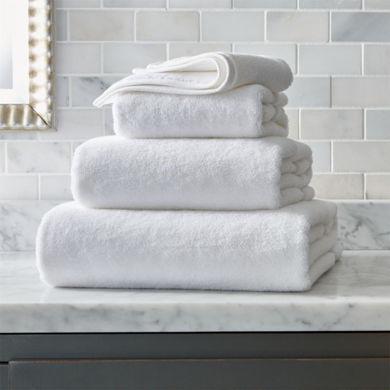 White bath towels sale