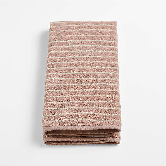 Turkish 100% Organic Cotton Breton Stripe Fair Lilac Kids Hand Towel