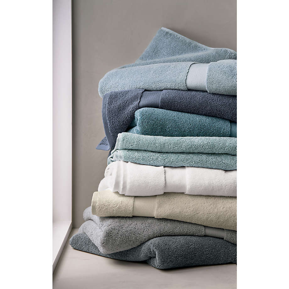 Lands' End Turkish Quick-Dry Cotton Bath Towel - Metal Gray