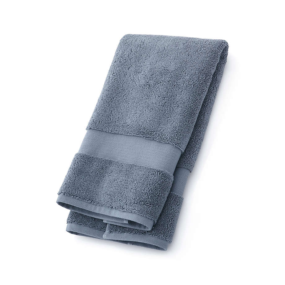 Slate + Salt Herringbone Turkish Hand Towel, Navy