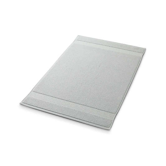 Organic Turkish Cotton Grey Bath Mat 20"x34"