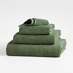 Turkish Cotton Towel, Dark Green