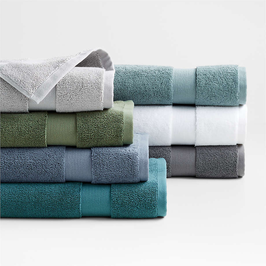 Organic Turkish Cotton 800-Gram Grey Towels, Set of 6 + Reviews