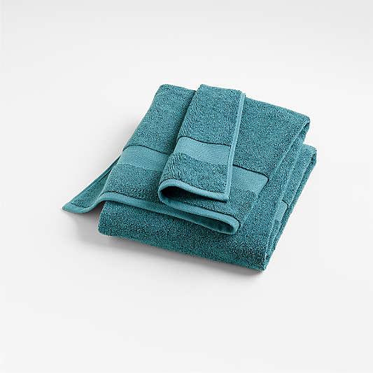 Organic 800-Gram Teal Turkish Bath Towel