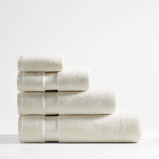 Organic Turkish Cotton Ivory Bath Towels