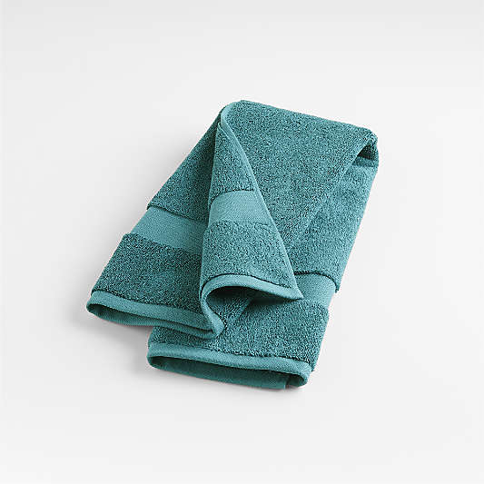 Organic 800-Gram Teal Turkish Hand Towel