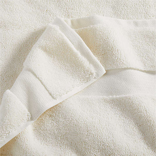 Classic Organic Turkish Cotton Ivory Bath Towel