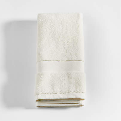 Organic Turkish Cotton Ivory Hand Towel