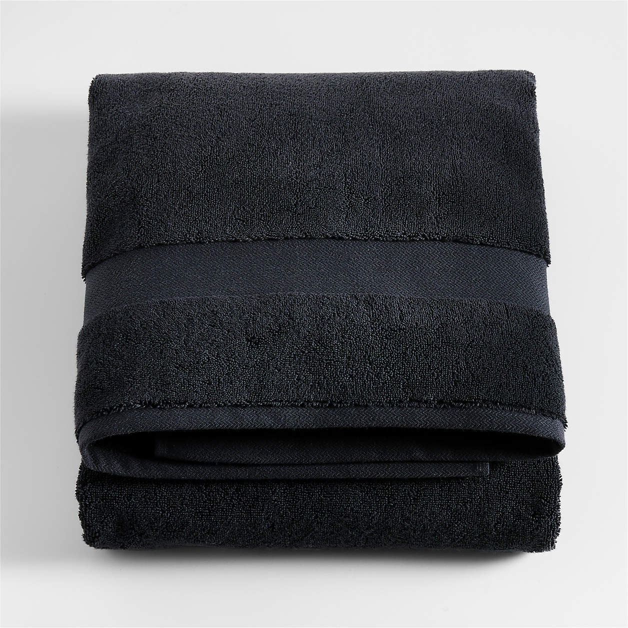 Organic Turkish Midnight Blue Cotton Bath Sheet + Reviews | Crate ...